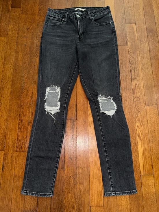 Levi's Denim - Levi’s 721 Womens High Rise Skinny Jeans Black Size 29